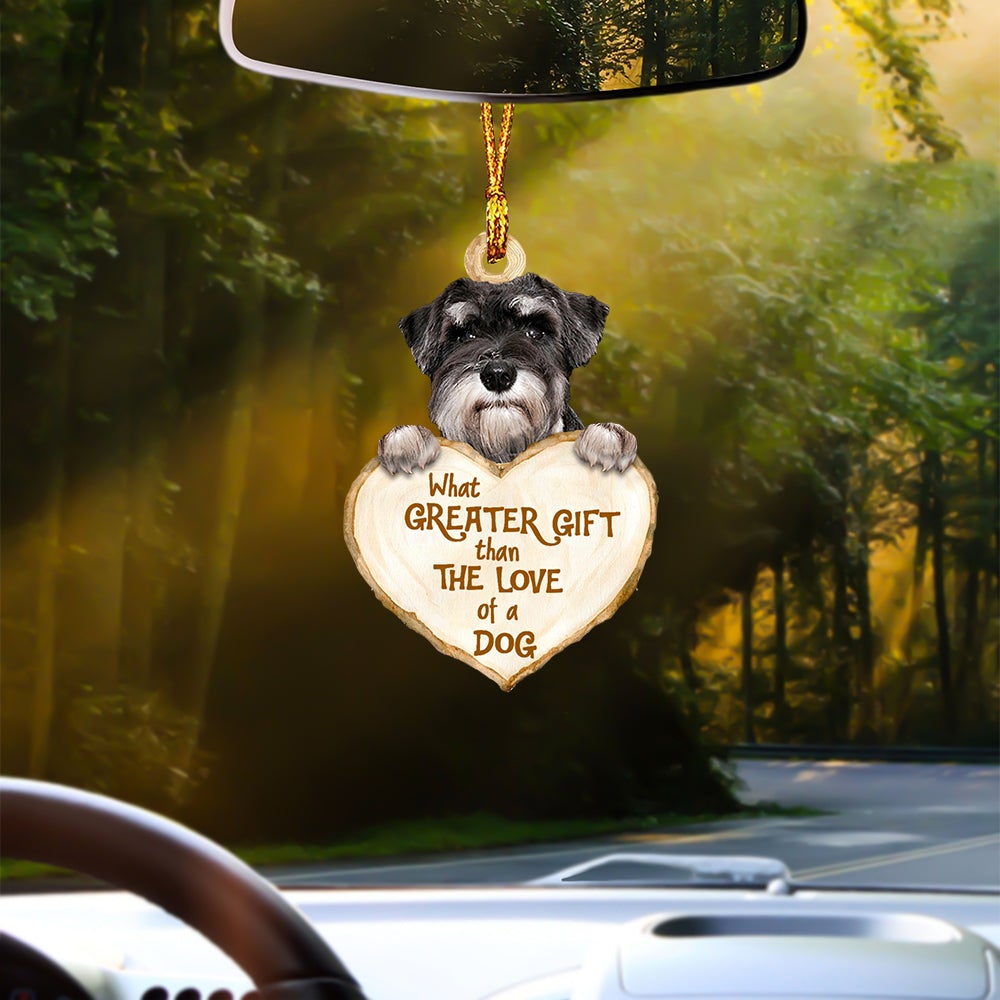 Schnauzer Greater Gift Car Hanging Ornament