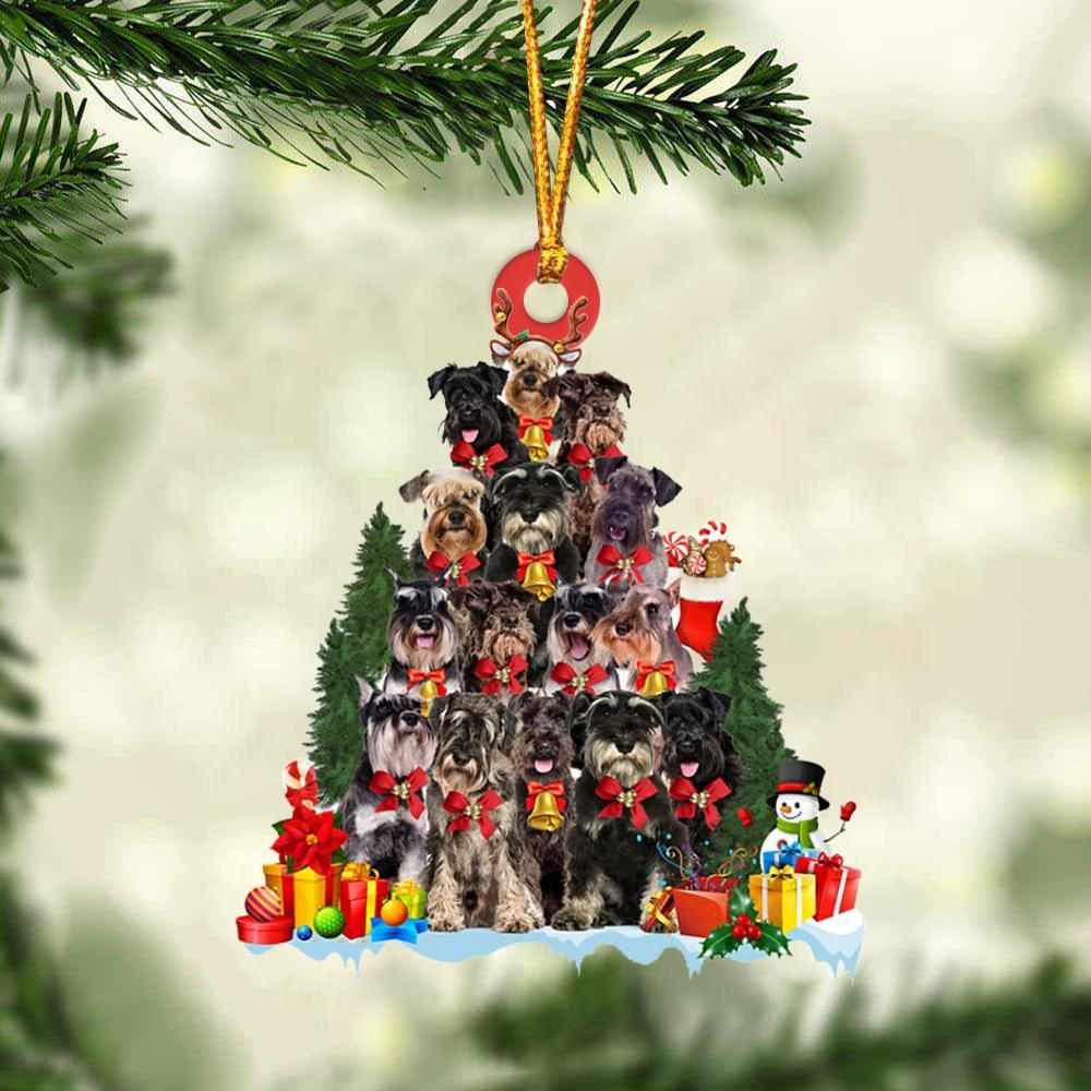 Schnauzer-Dog Christmas Tree Ornament