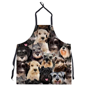 A Bunch Of Schnauzers Apron/Great Gift Idea For Christmas