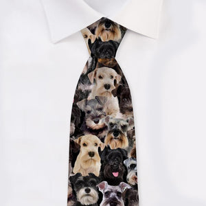 A Bunch Of Schnauzers Tie For Men/Great Gift Idea For Christmas