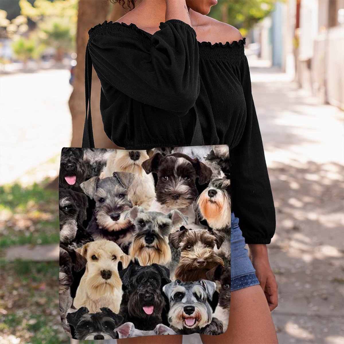 A Bunch Of Schnauzers Tote Bag