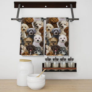 A Bunch Of Schnoodles Kitchen Towel