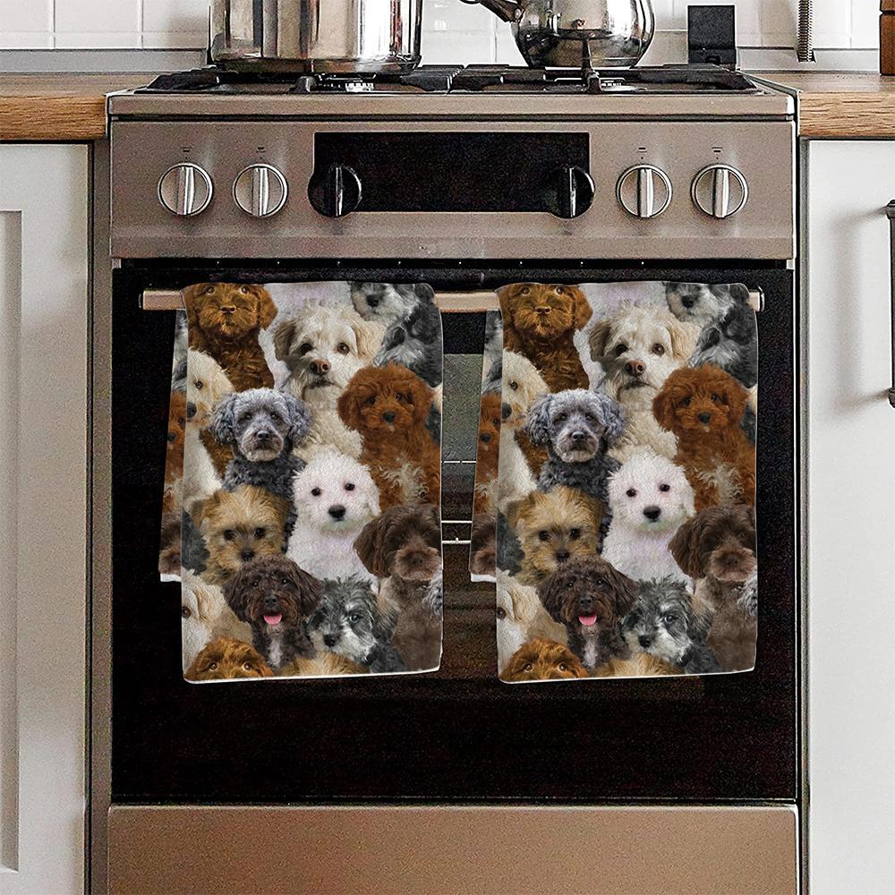 A Bunch Of Schnoodles Kitchen Towel