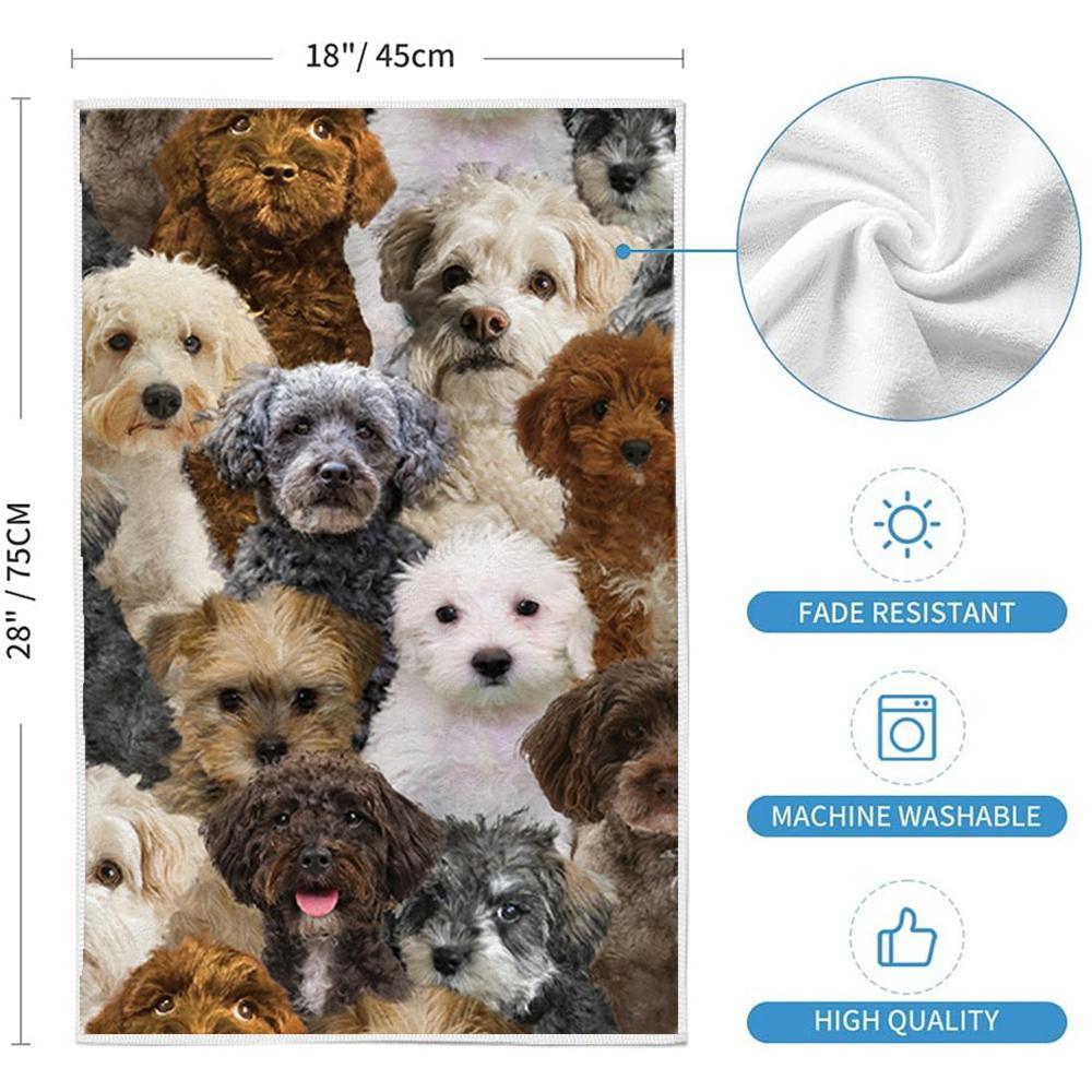 A Bunch Of Schnoodles Kitchen Towel
