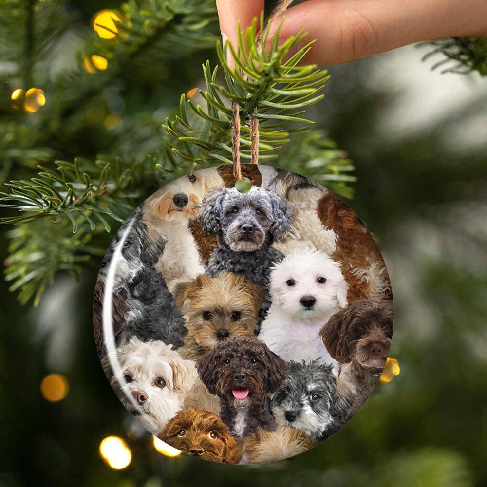 A Bunch Of Schnoodles Porcelain/Ceramic Ornament