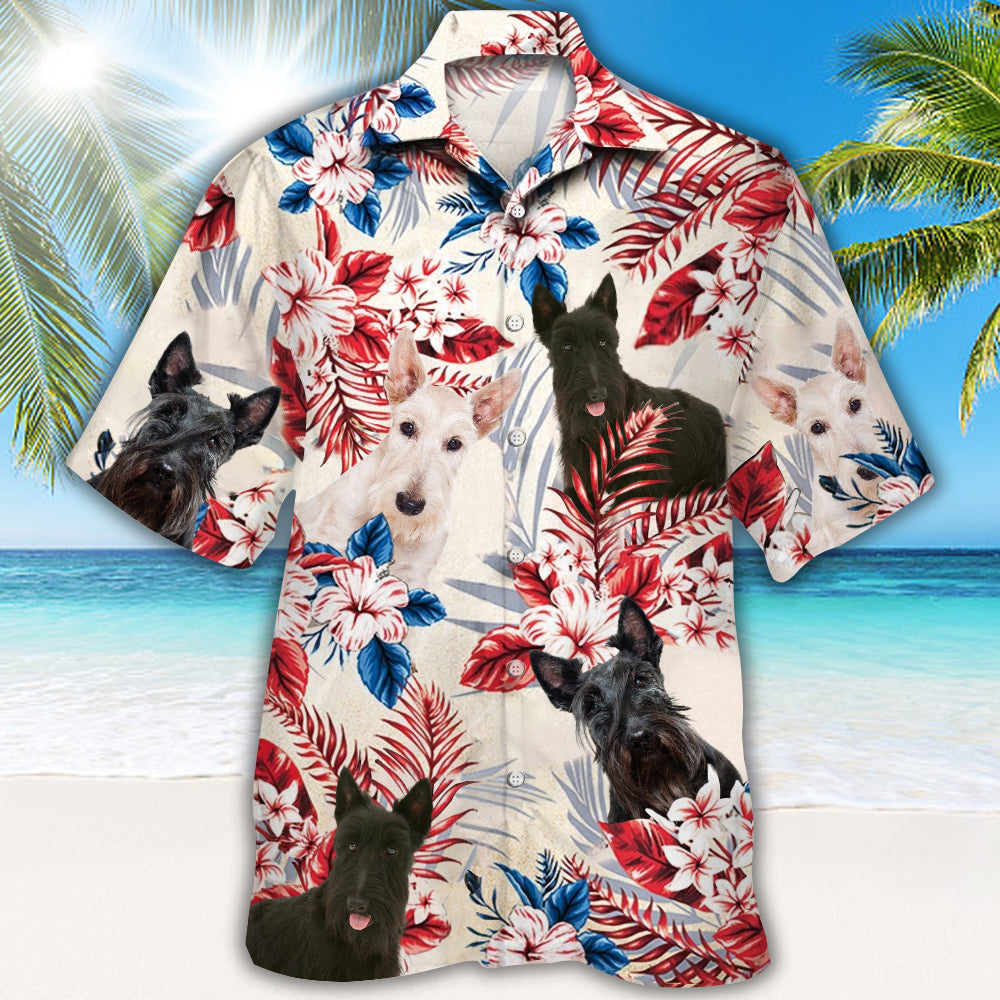 Scottish Terrier Hawaiian Shirt