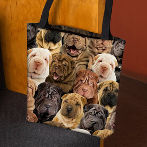 A Bunch Of Shar Peis Tote Bag