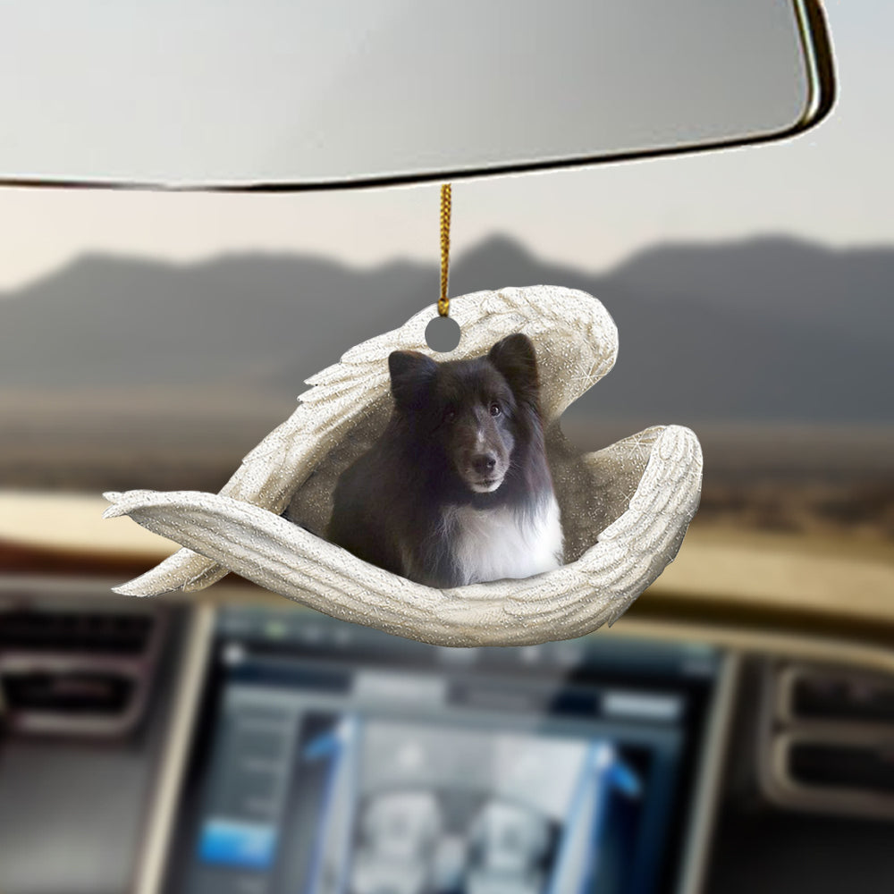 Sheltie Sleeping Angel Ornament Sleeping Angel Car Hanging Ornament