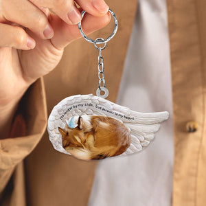 Sheltie Sleeping Angel - Forever In My Heart Acrylic Keychain