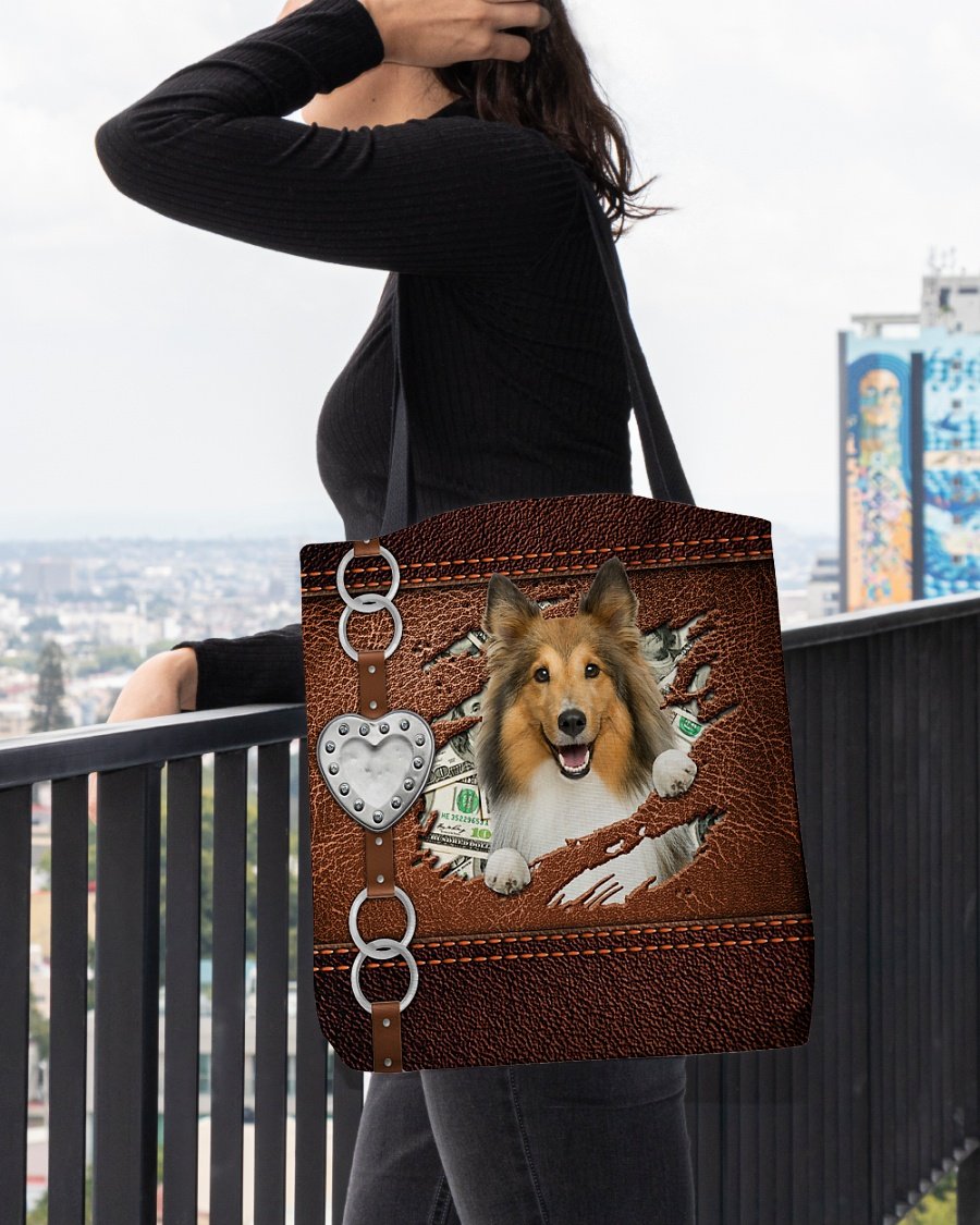 Shetland Sheepdog Stylish Cloth Tote Bag
