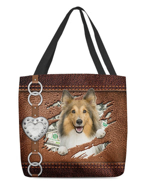 Shetland Sheepdog Stylish Cloth Tote Bag