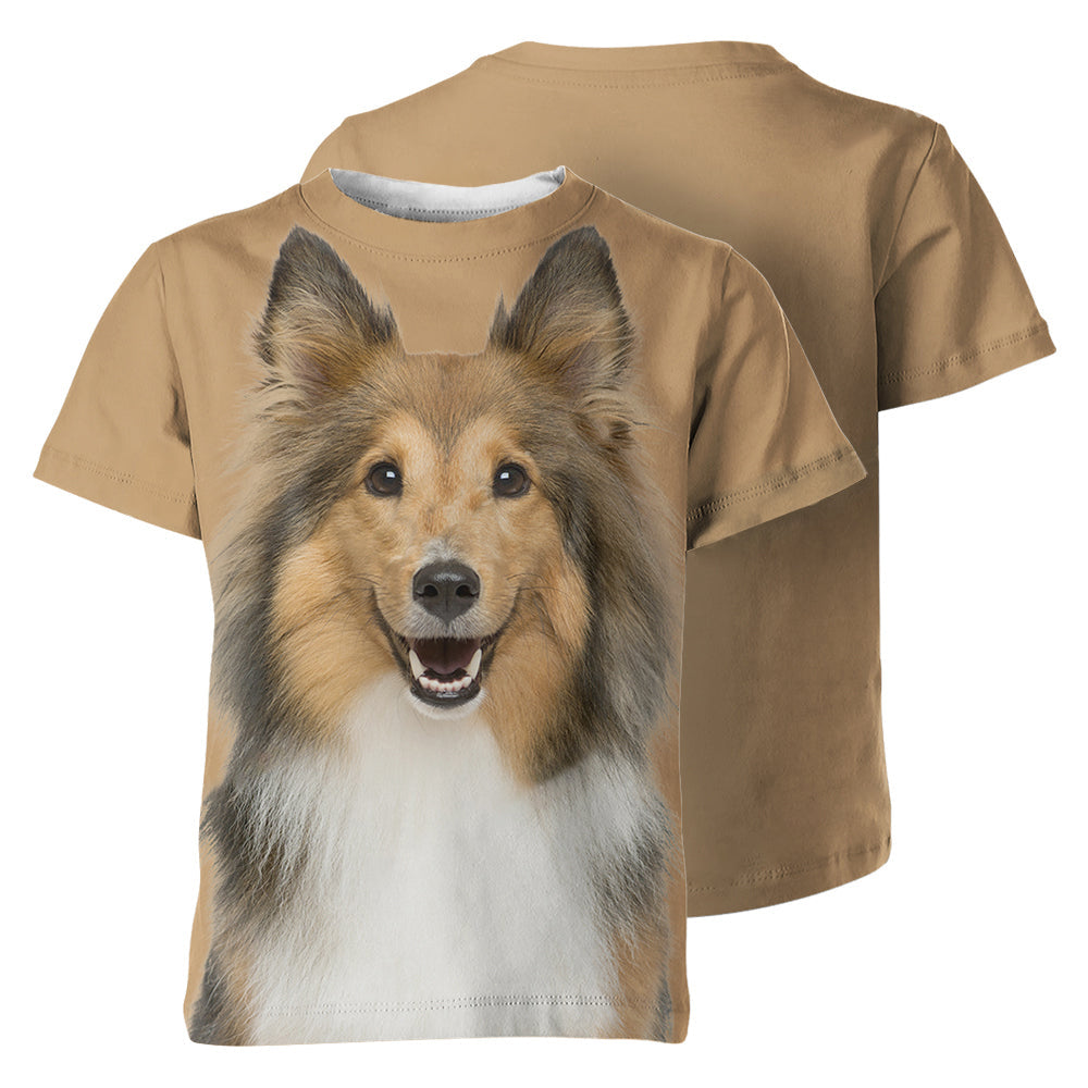 Shetland Sheepdog 3D Graphic Unisex T-shirt