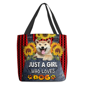 Shiba Inu-Just A Girl Who Loves Dog Tote Bag