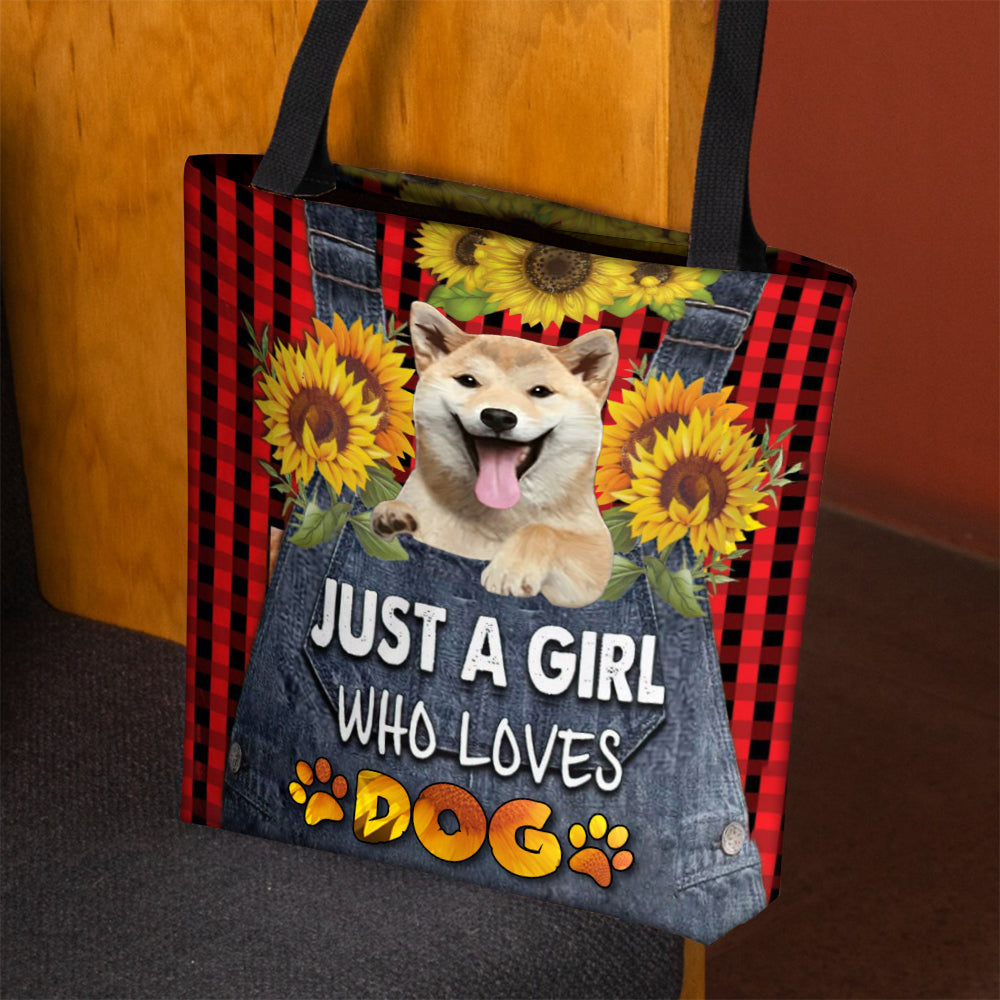 Shiba Inu-Just A Girl Who Loves Dog Tote Bag