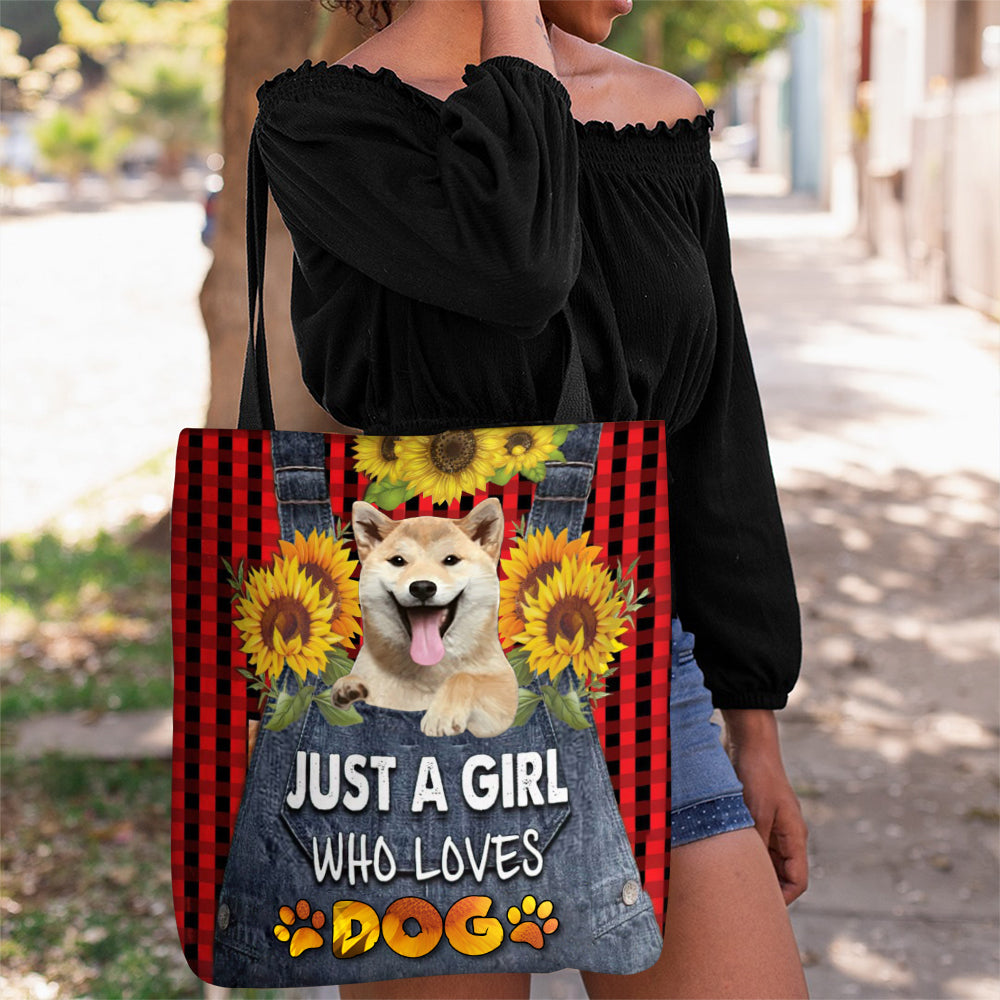 Shiba Inu-Just A Girl Who Loves Dog Tote Bag