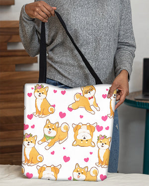 Cute Shiba Inu Tote Bag