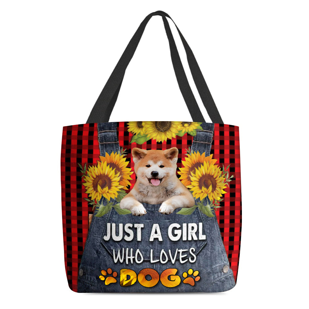 Shiba Inu 2-Just A Girl Who Loves Dog Tote Bag