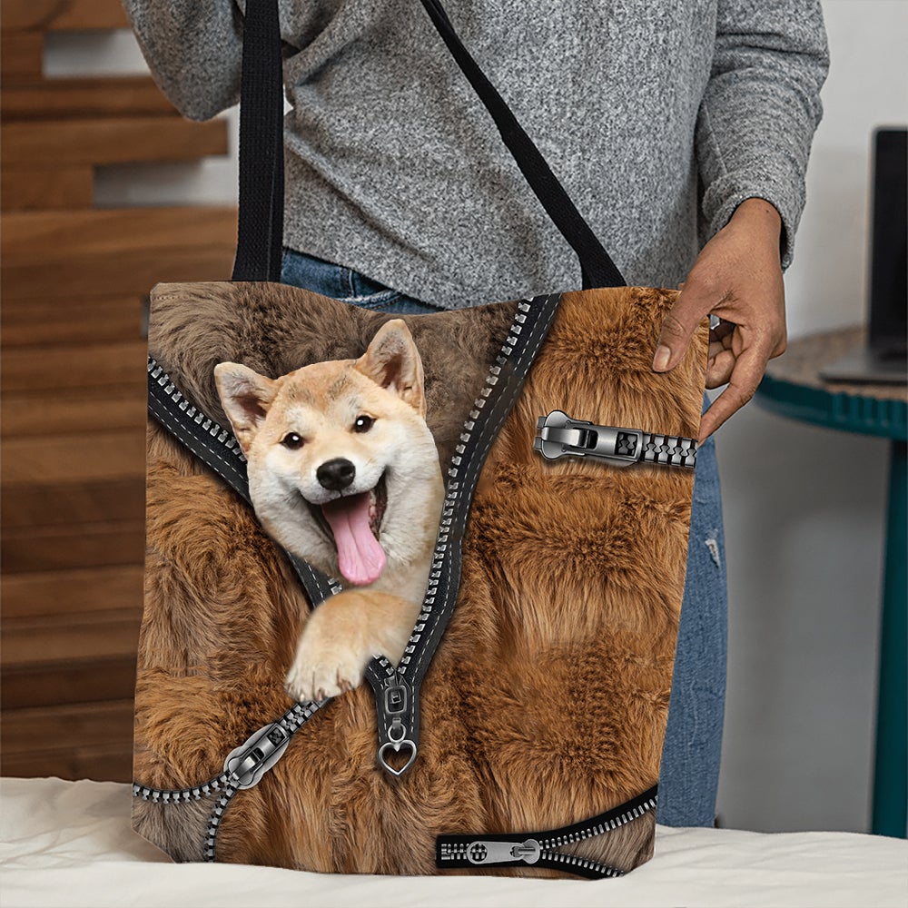 Shiba Inu All Over Printed Tote Bag