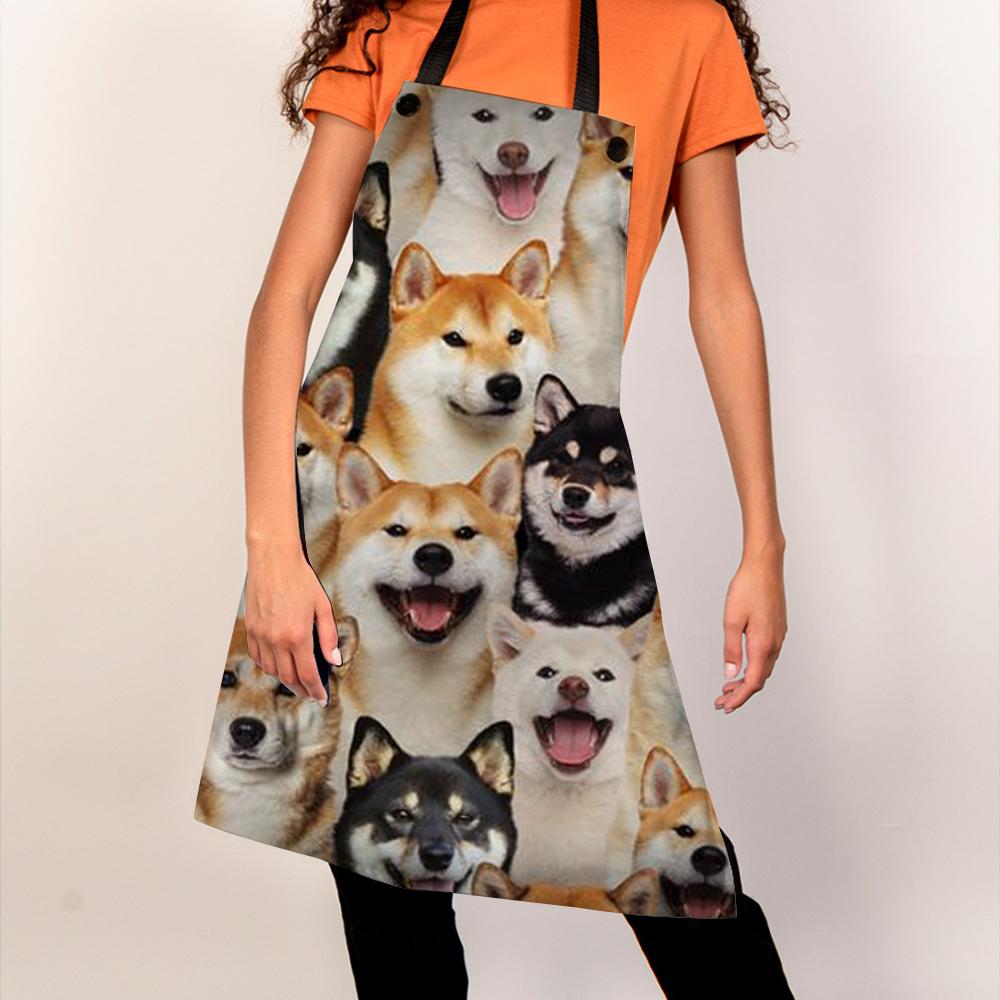A Bunch Of Shiba Inus Apron/Great Gift Idea For Christmas