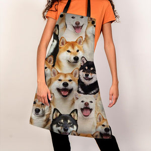 A Bunch Of Shiba Inus Apron/Great Gift Idea For Christmas