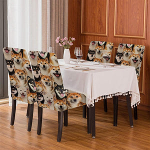 A Bunch Of Shiba Inus Chair Cover/Great Gift Idea For Dog Lovers