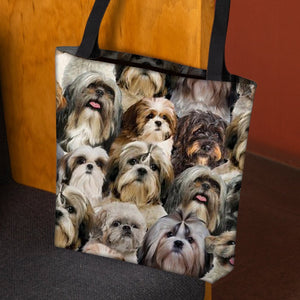 A Bunch Of Shih Tzus Tote Bag