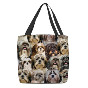 A Bunch Of Shih Tzus Tote Bag
