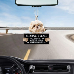 Shih Tzu Personal Stalker Car Hanging Ornament