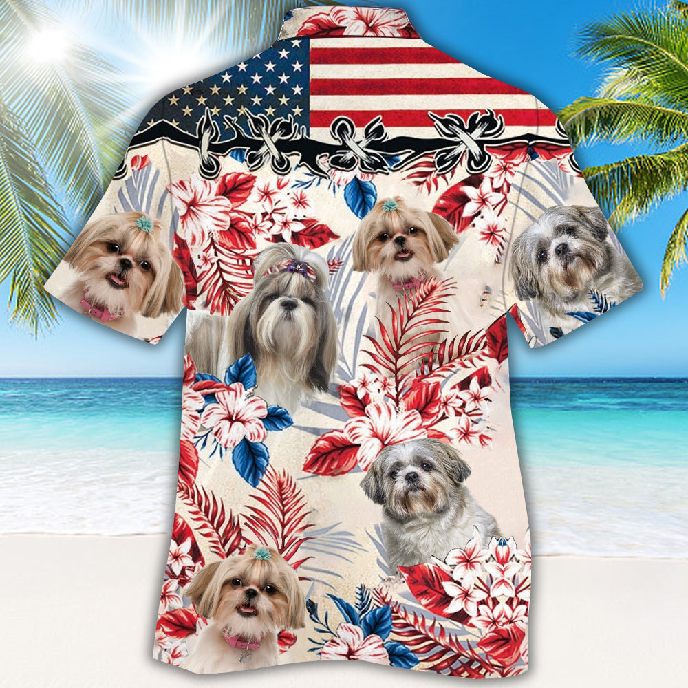 Shih Tzu Hawaiian Shirt