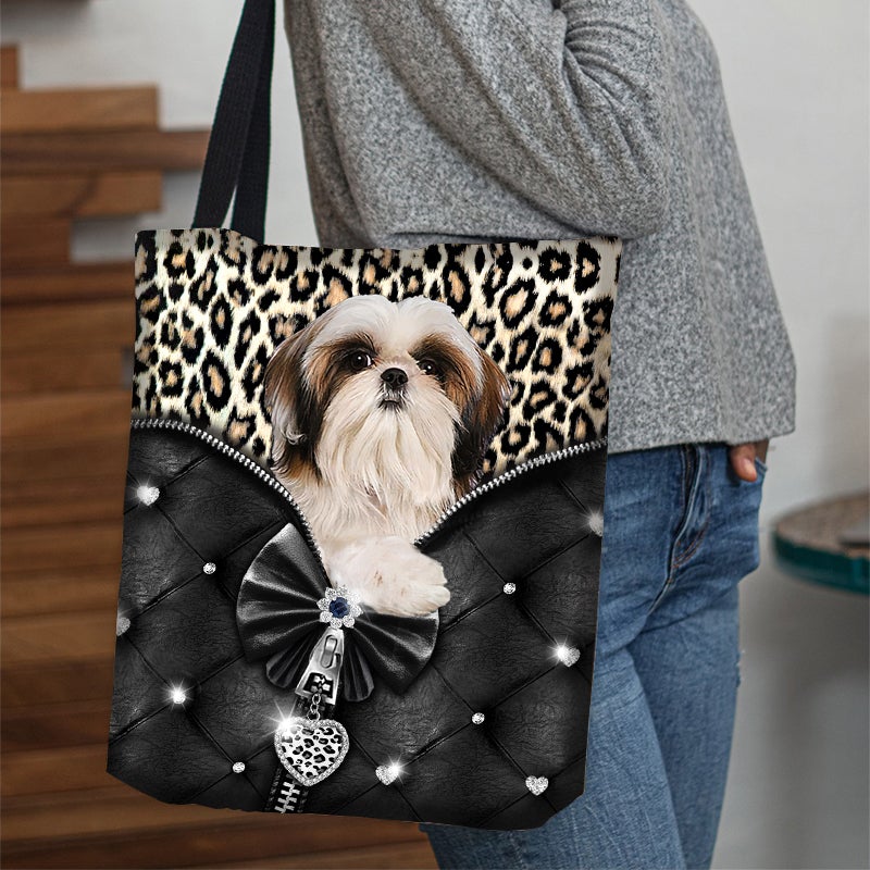 2022 New Release Shih Tzu-1All Over Printed Tote Bag
