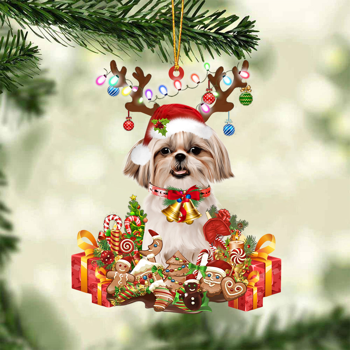 Shih Tzu5 - 2022 New Release Christmas Ornament