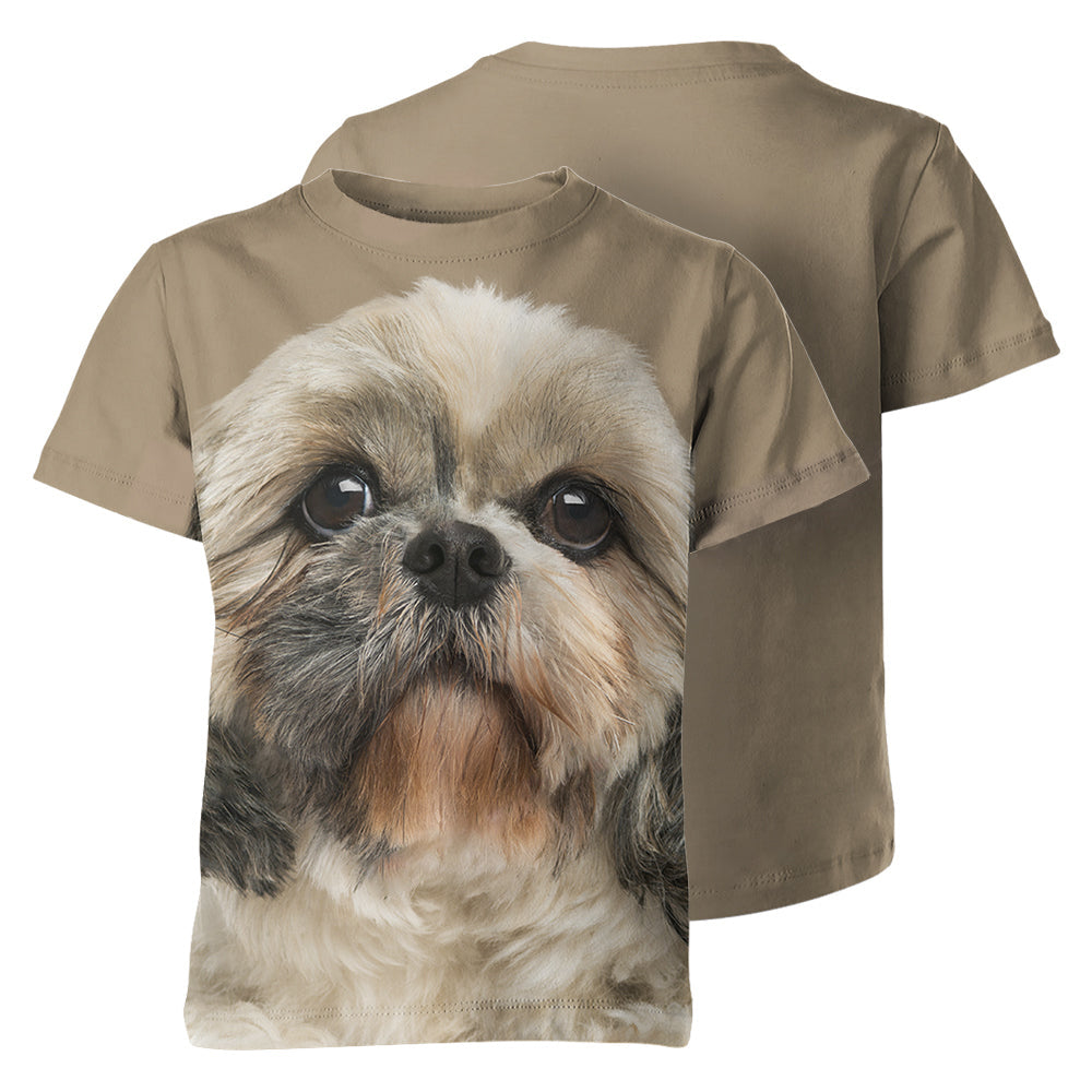 Shih Tzu Cute 3D Graphic Unisex T-shirt