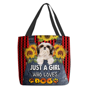 Shih Tzu-Just A Girl Who Loves Dog Tote Bag