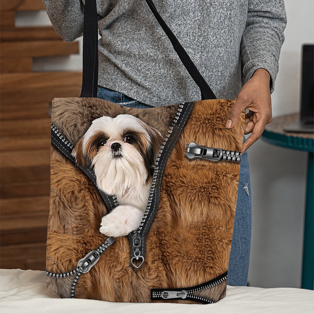 Shih Tzu All Over Printed Tote Bag