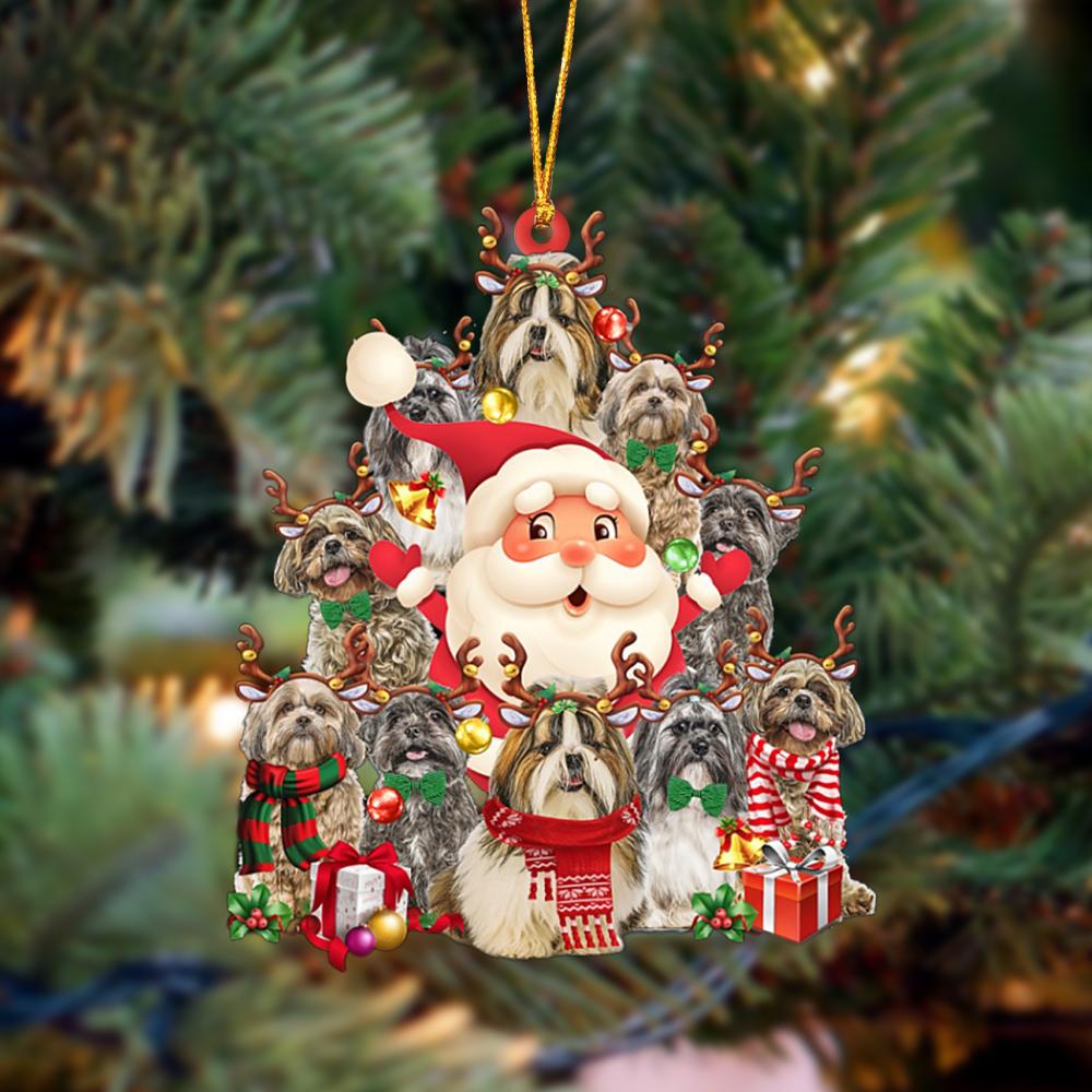 New Release Shih Tzu Christmas Hanging Ornament