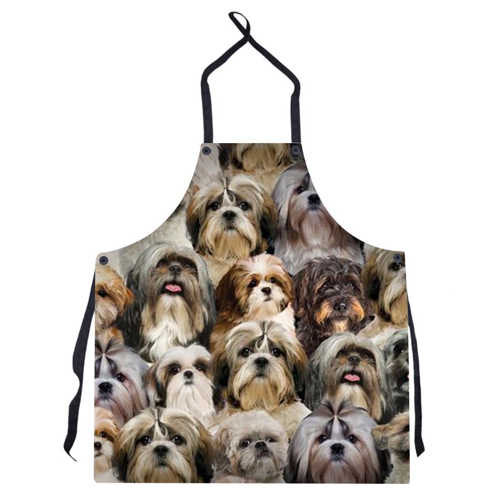 A Bunch Of Shih Tzus Apron/Great Gift Idea For Christmas