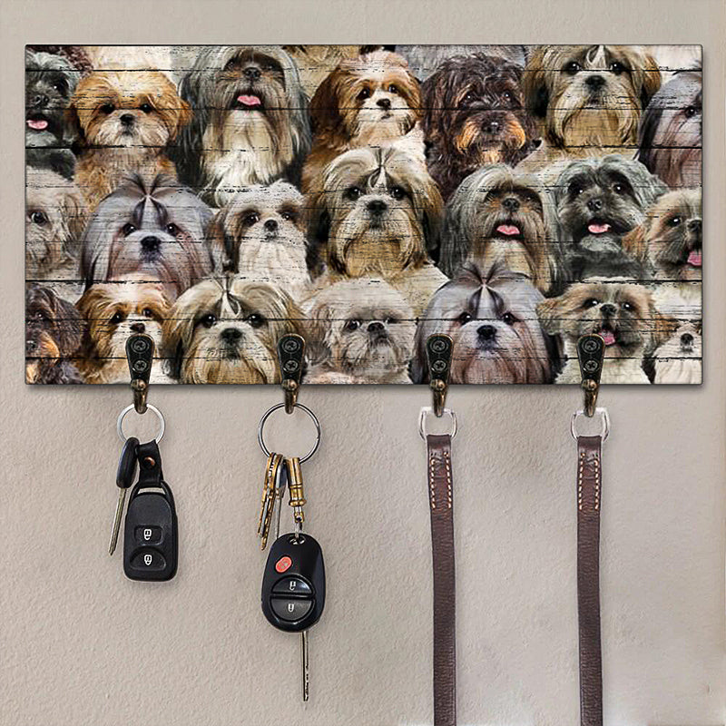 A Bunch Of Shih Tzus Key Hanger