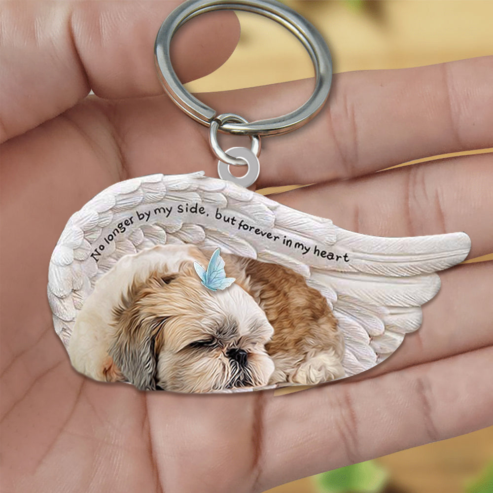 Shih Tzu Sleeping Angel - Forever In My Heart Acrylic Keychain