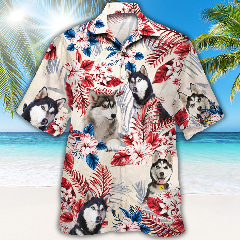 Husky Hawaiian Shirt