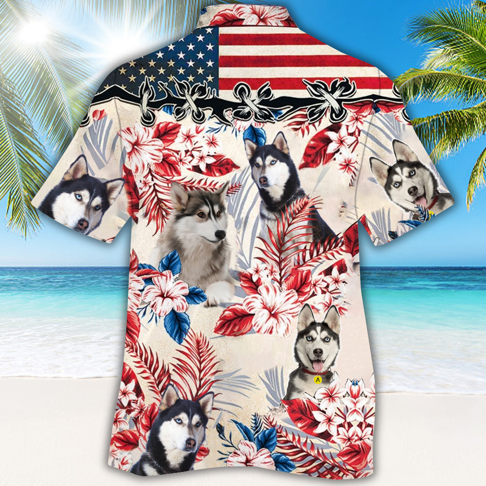 Husky Hawaiian Shirt