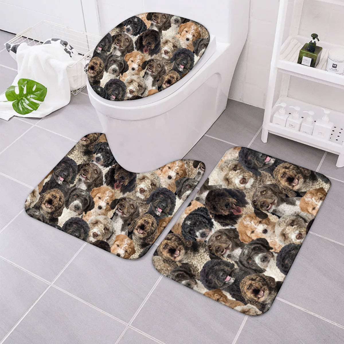 A Bunch Of Spanish Waters  Bathroom Mat Set