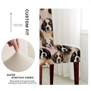 A Bunch Of St. Bernards Chair Cover/Great Gift Idea For Dog Lovers