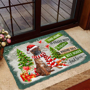 This Home Is Filled With Kisses/Staffordshire Bull Terrier/Staffy Doormat