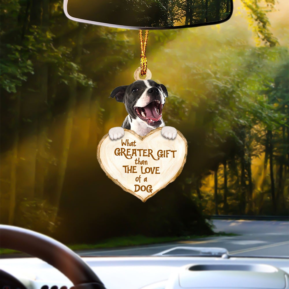 Staffordshire Bull Terrier 2 Greater Gift Car Hanging Ornament