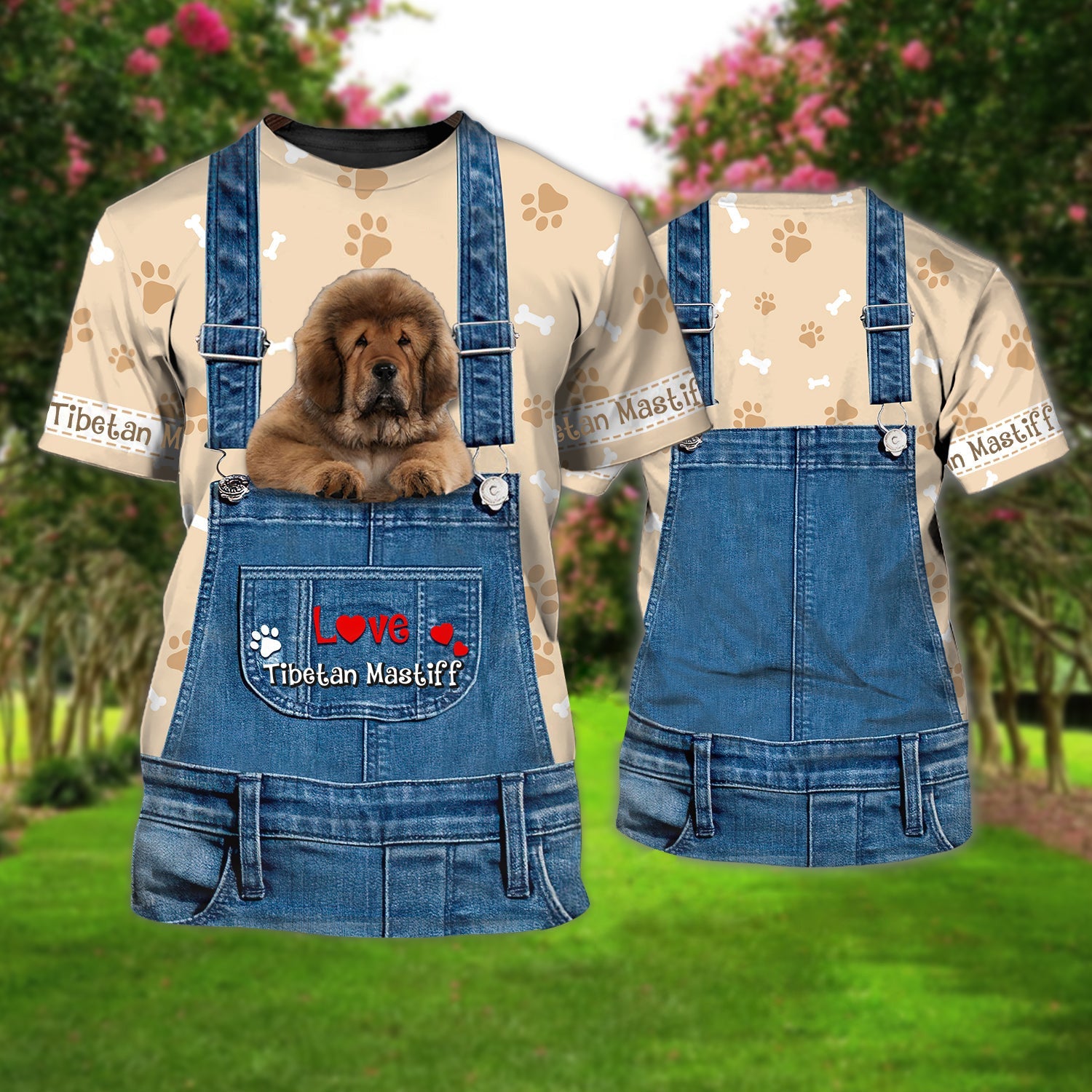 Love Tibetan Mastiff Cute Unisex T-shirt