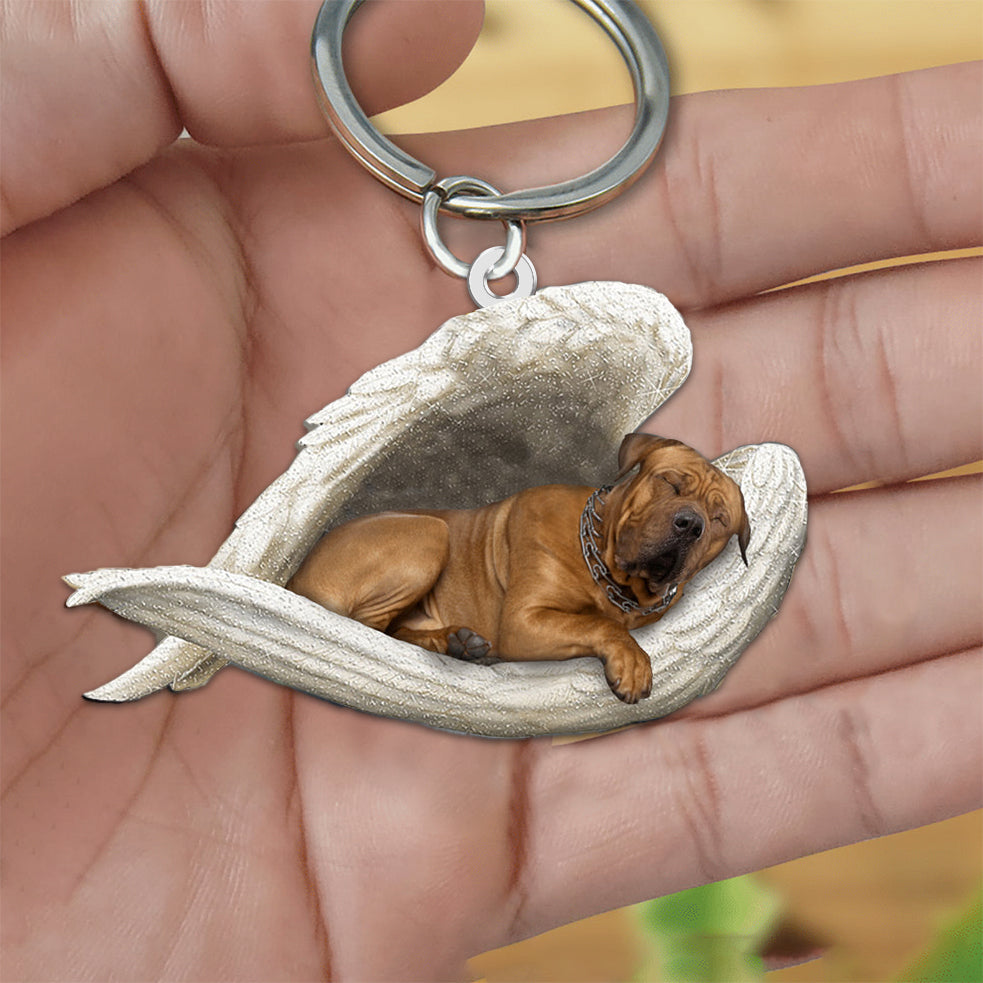 Tosa Sleeping Angel Acrylic Keychain