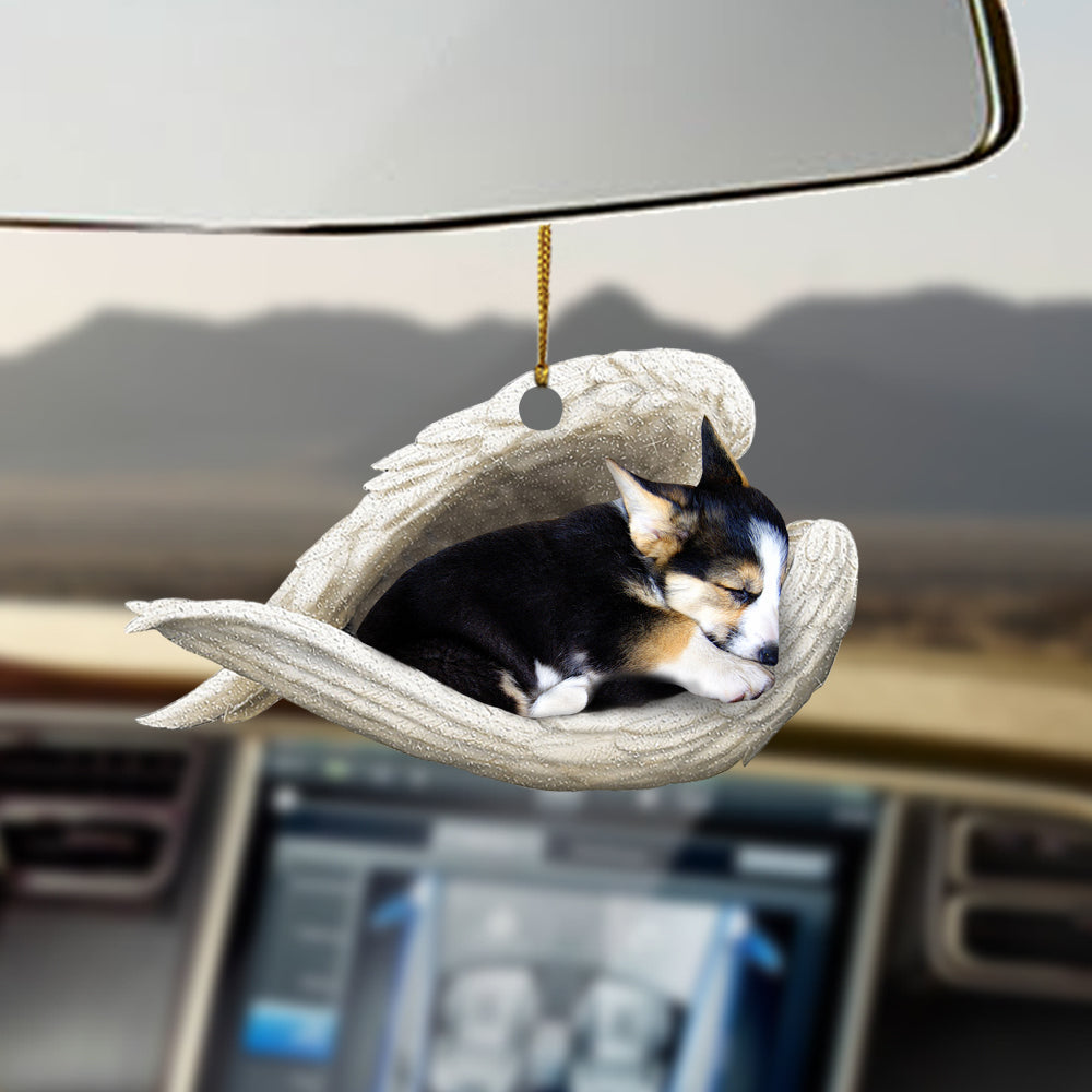 Tricor corgi Sleeping Angel Ornament Sleeping Angel Car Hanging Ornament