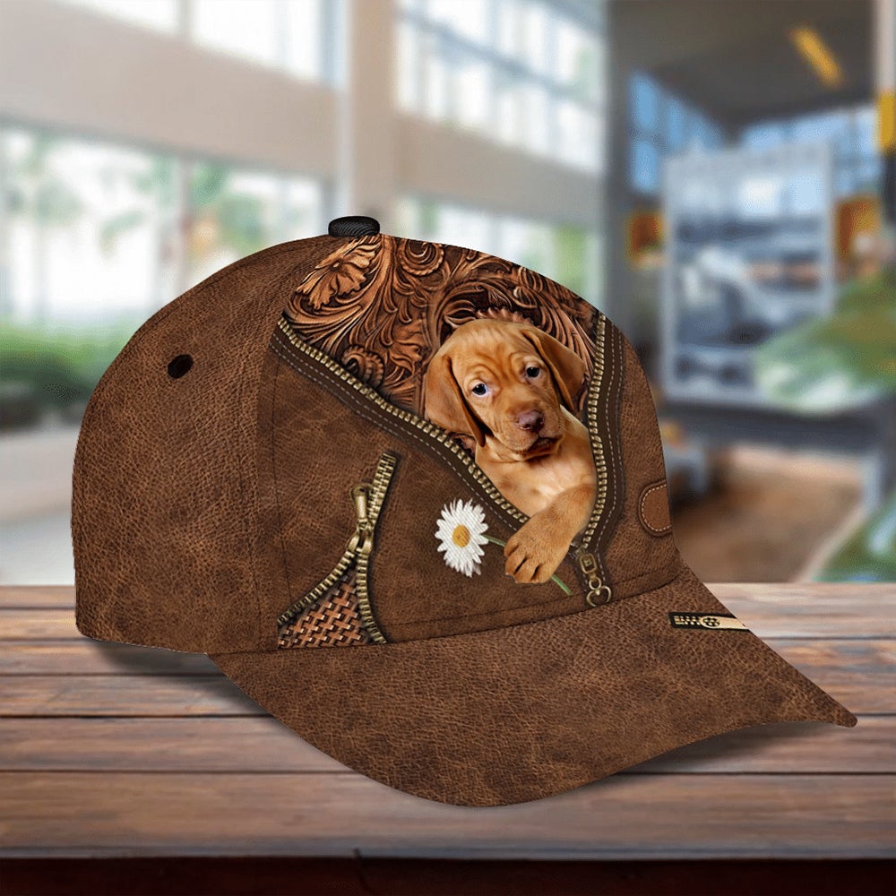 Vizsla Holding Daisy Unisex Cap