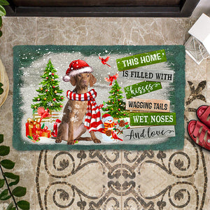 This Home Is Filled With Kisses/Vizsla Doormat