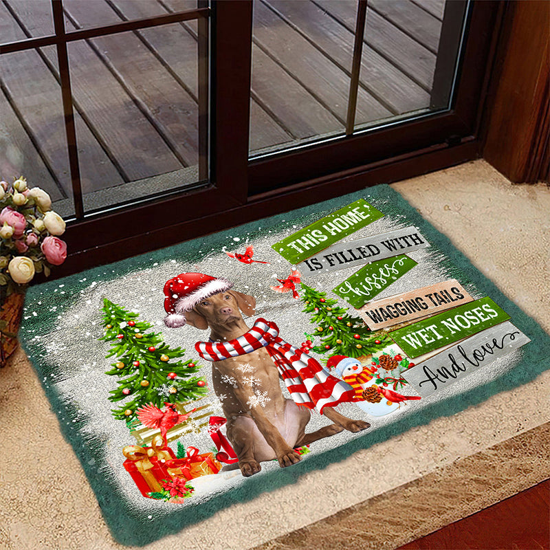 This Home Is Filled With Kisses/Vizsla Doormat